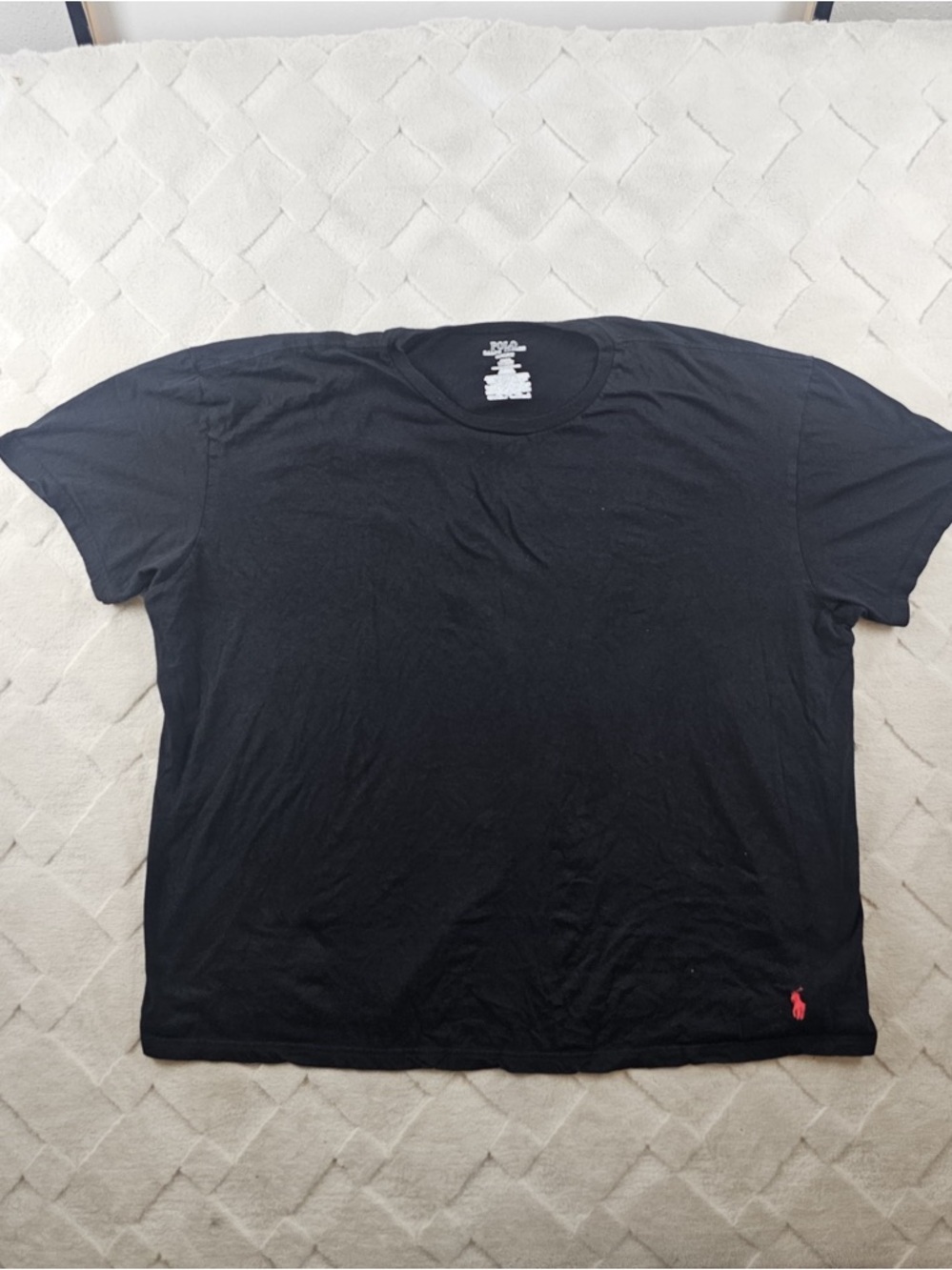 Polo Ralph Lauren Crew Neck Shirt Mens 3XL  Black Short Sleeve